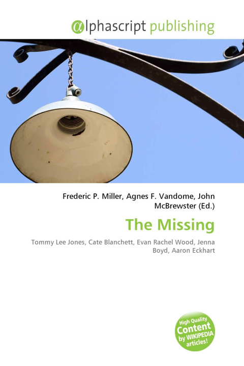 Könyv The Missing Agnes F. Vandome