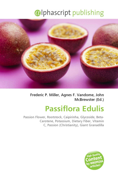Kniha Passiflora Edulis Agnes F. Vandome