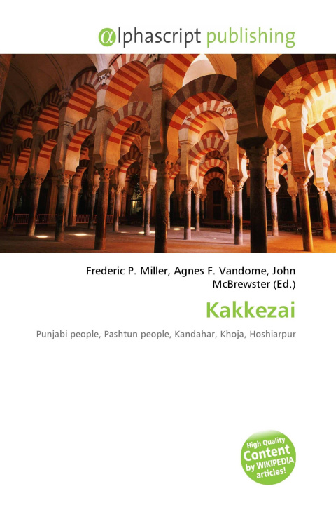 Knjiga Kakkezai Agnes F. Vandome