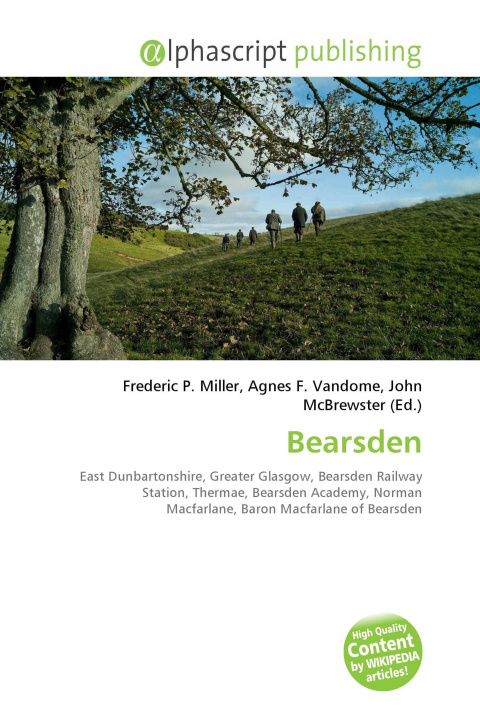 Kniha Bearsden Agnes F. Vandome