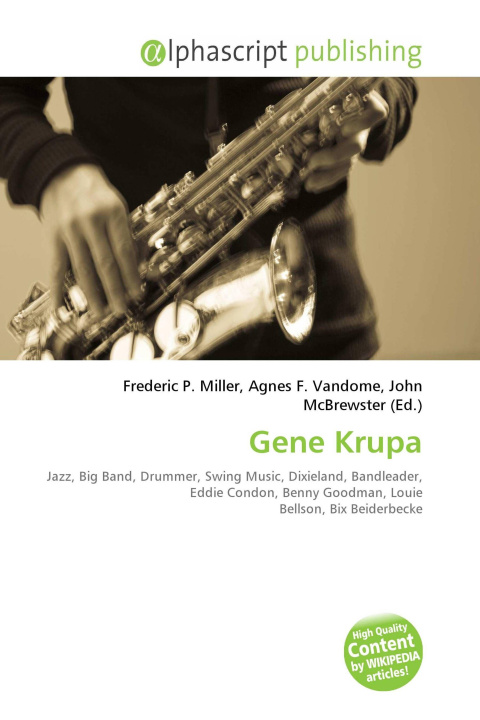 Kniha Gene Krupa Agnes F. Vandome