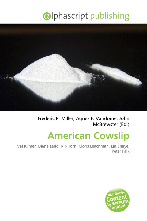 Kniha American Cowslip Agnes F. Vandome
