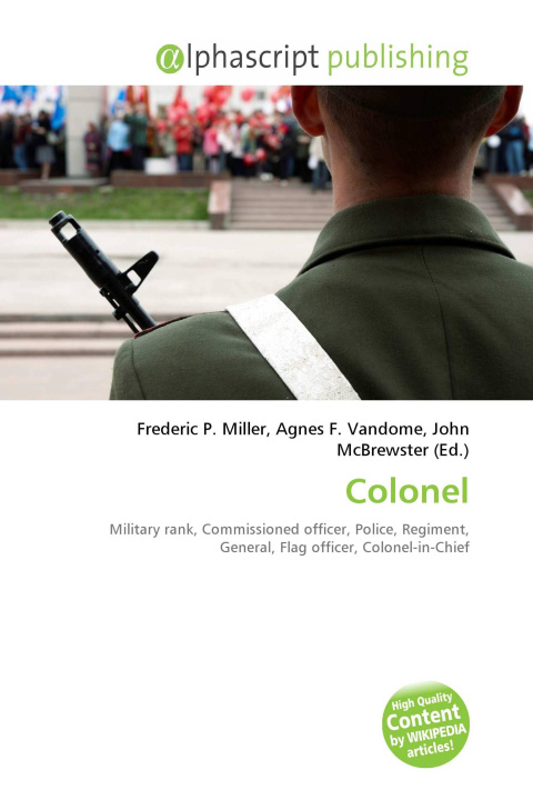 Kniha Colonel Agnes F. Vandome
