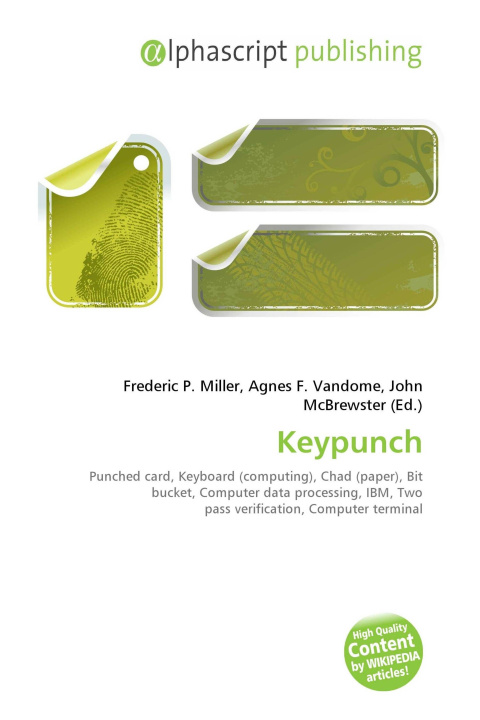 Kniha Keypunch Agnes F. Vandome