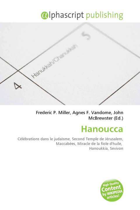 Kniha Hanoucca Agnes F. Vandome
