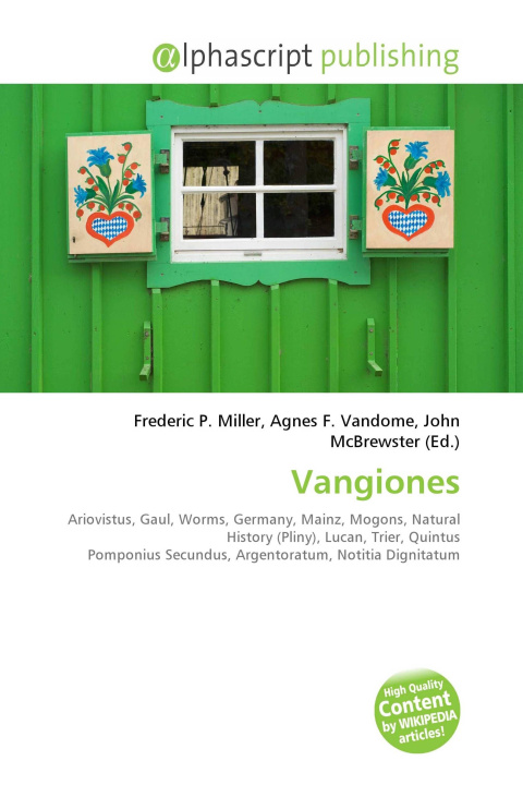 Kniha Vangiones Agnes F. Vandome