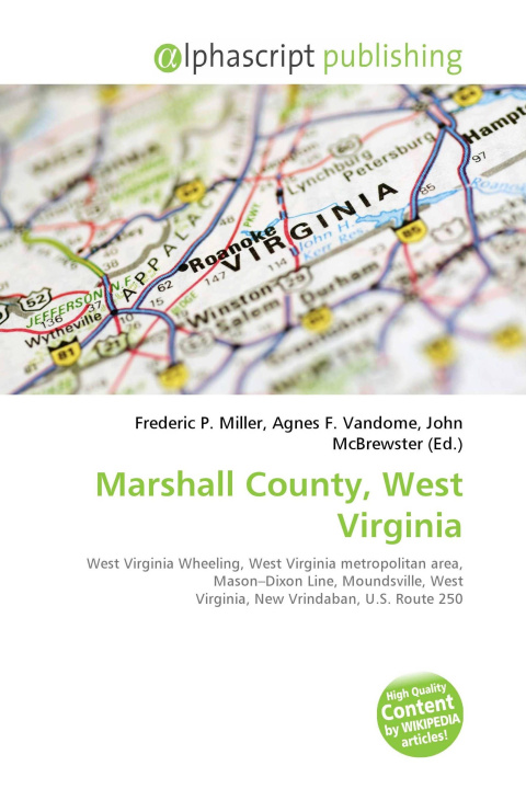 Kniha Marshall County, West Virginia Agnes F. Vandome