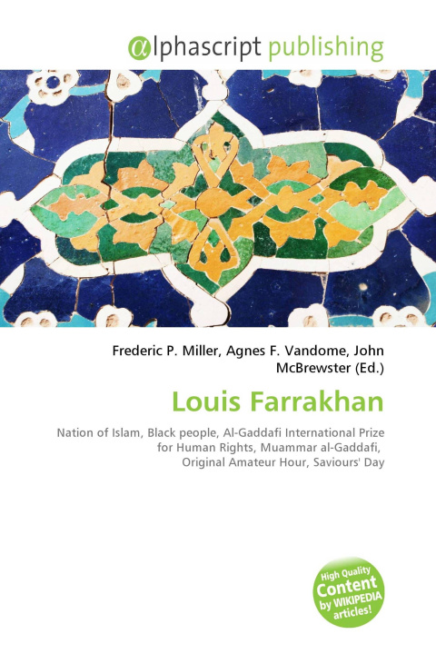 Kniha Louis Farrakhan Agnes F. Vandome