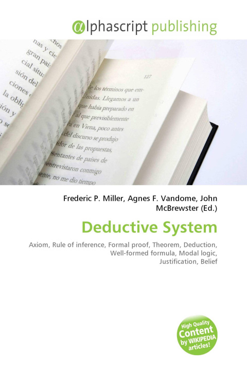 Knjiga Deductive System Agnes F. Vandome