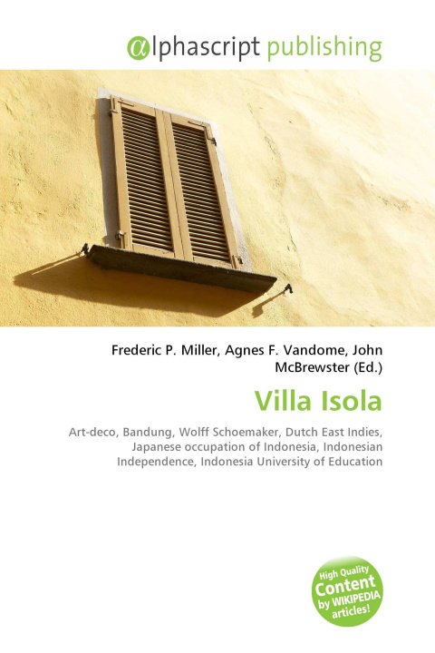 Knjiga Villa Isola Agnes F. Vandome