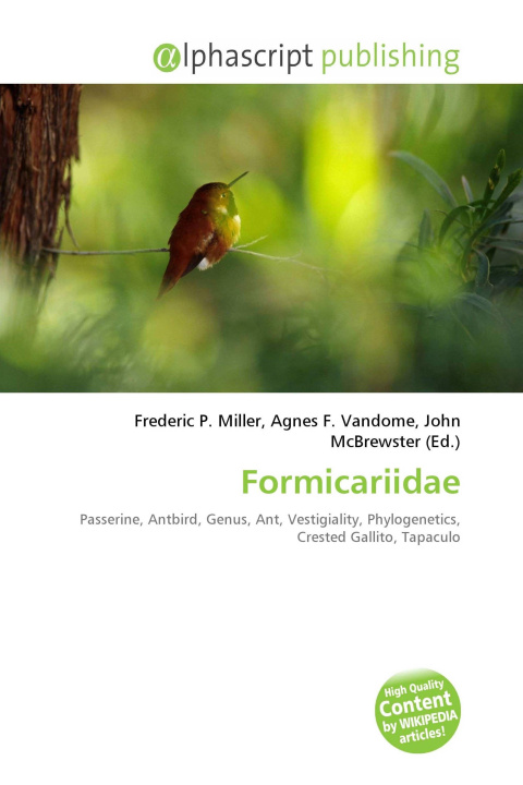 Kniha Formicariidae Agnes F. Vandome