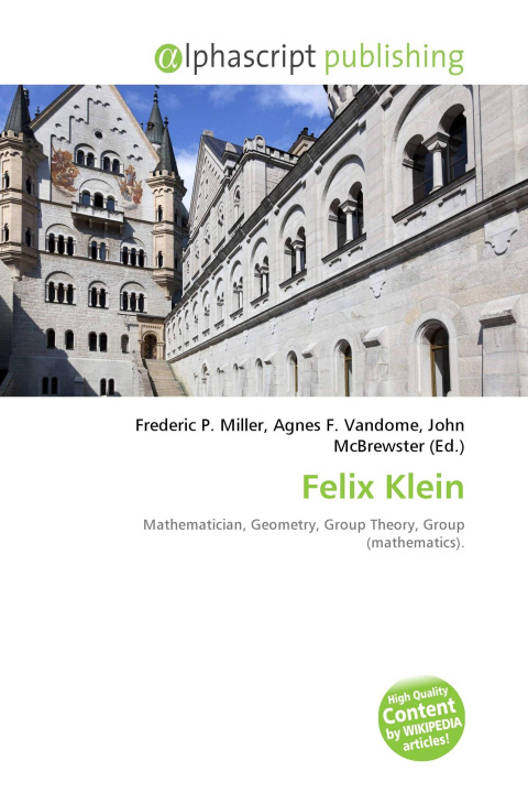 Kniha Felix Klein Agnes F. Vandome
