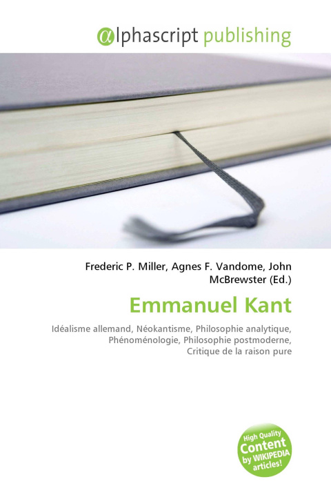 Kniha Emmanuel Kant Agnes F. Vandome