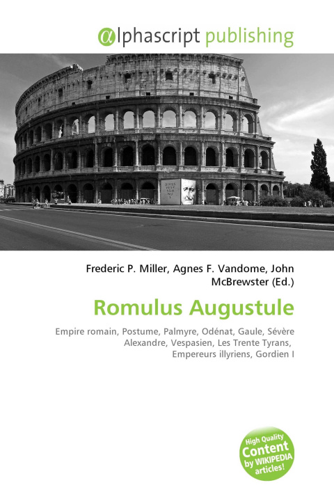Könyv Romulus Augustule Agnes F. Vandome