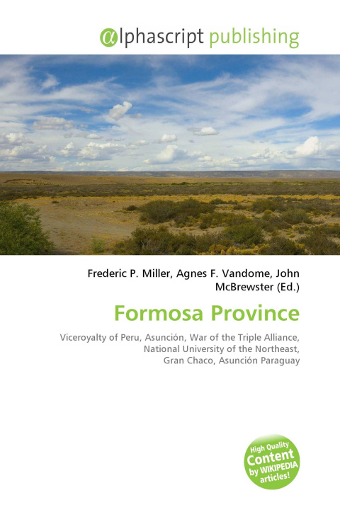 Kniha Formosa Province Agnes F. Vandome
