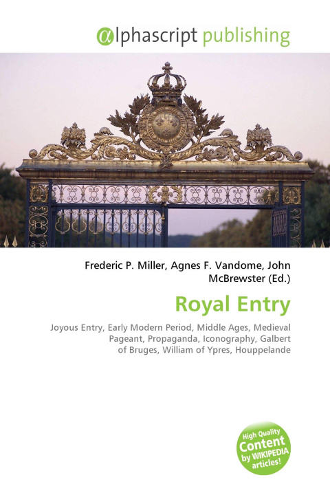 Kniha Royal Entry Agnes F. Vandome