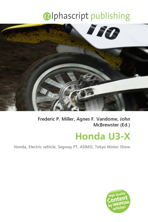Kniha Honda U3-X Agnes F. Vandome