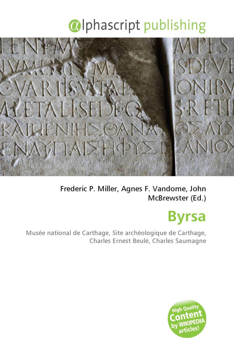 Kniha Byrsa Agnes F. Vandome