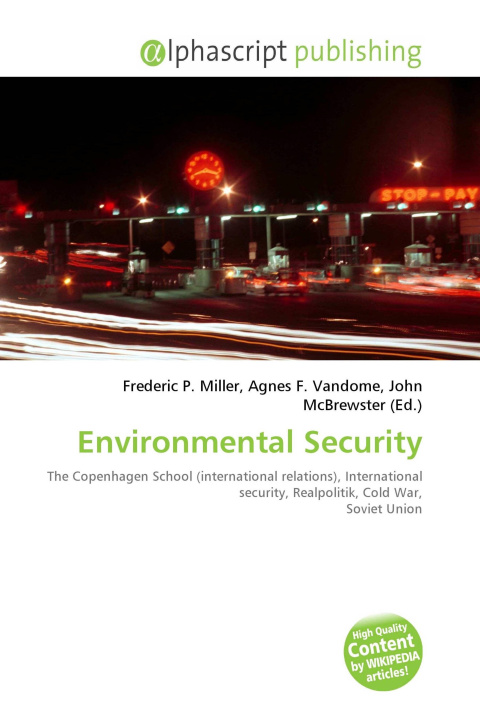 Kniha Environmental Security Agnes F. Vandome
