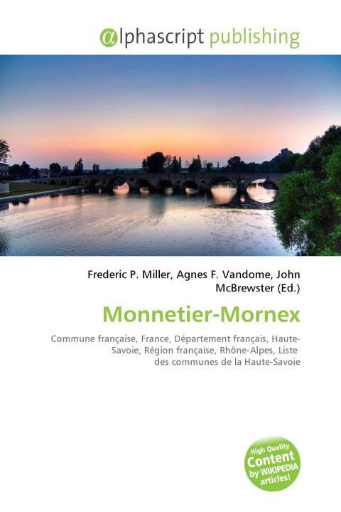 Kniha Monnetier-Mornex Agnes F. Vandome
