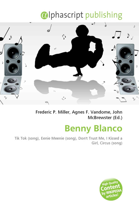 Kniha Benny Blanco Agnes F. Vandome