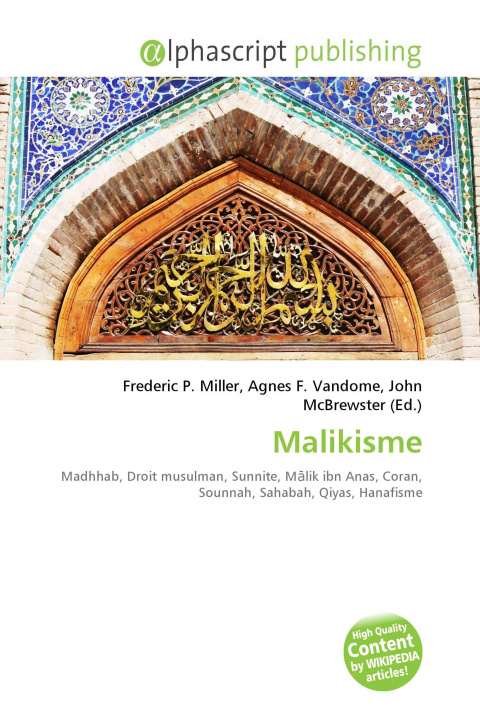 Kniha Malikisme Agnes F. Vandome
