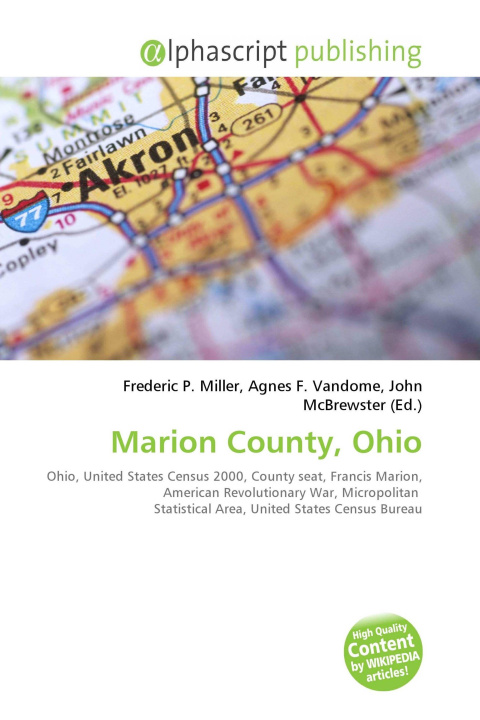 Kniha Marion County, Ohio Agnes F. Vandome