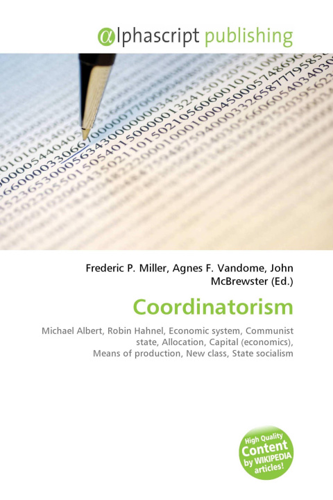 Kniha Coordinatorism Agnes F. Vandome