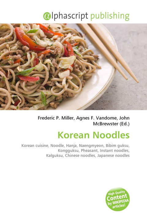 Knjiga Korean Noodles Agnes F. Vandome