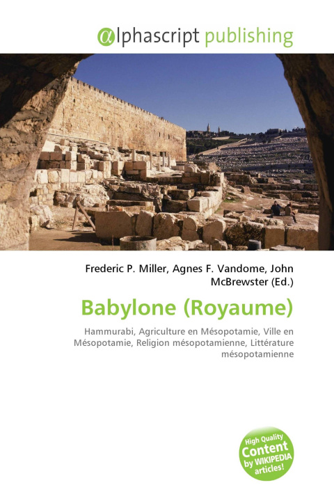 Kniha Babylone (Royaume) Agnes F. Vandome