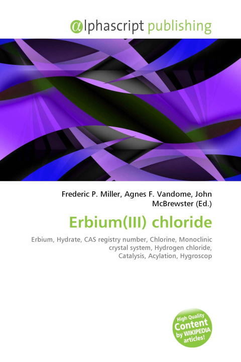 Kniha Erbium(III) chloride Agnes F. Vandome