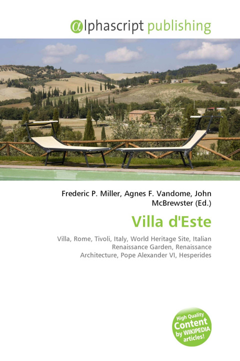 Kniha Villa d'Este Agnes F. Vandome