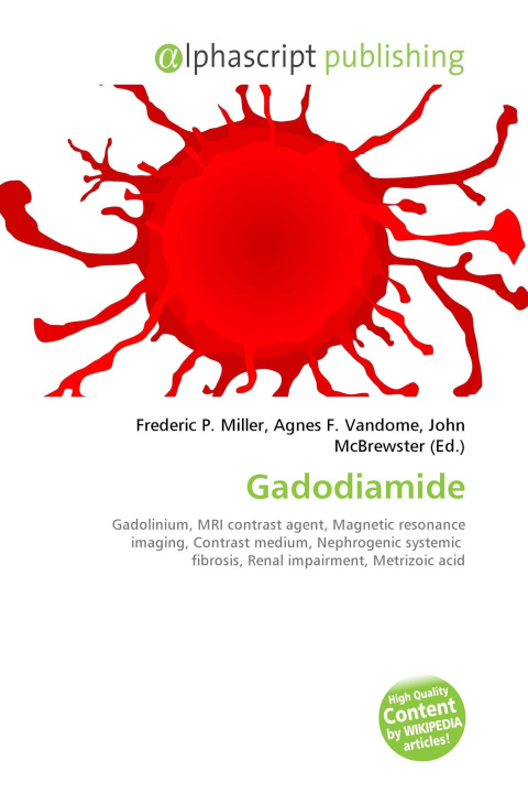 Könyv Gadodiamide Agnes F. Vandome