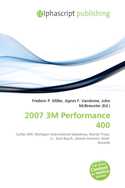 Kniha 2007 3M Performance 400 Agnes F. Vandome
