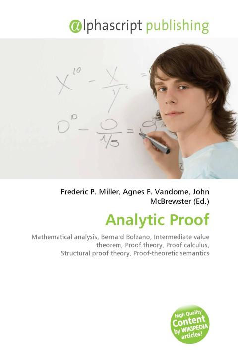 Könyv Analytic Proof Agnes F. Vandome
