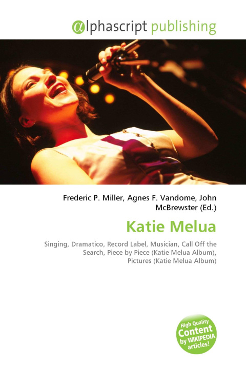 Kniha Katie Melua Agnes F. Vandome