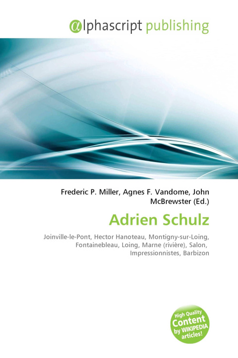 Kniha Adrien Schulz Agnes F. Vandome