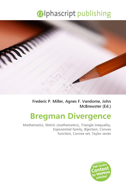 Könyv Bregman Divergence Agnes F. Vandome