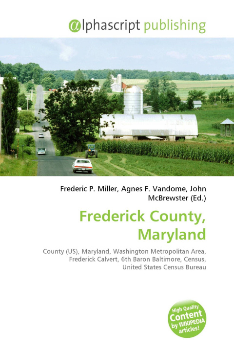 Kniha Frederick County, Maryland Agnes F. Vandome