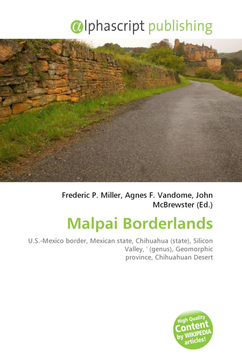 Kniha Malpai Borderlands Agnes F. Vandome