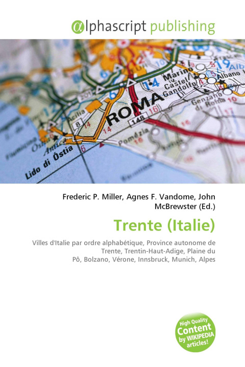 Kniha Trente (Italie) Agnes F. Vandome