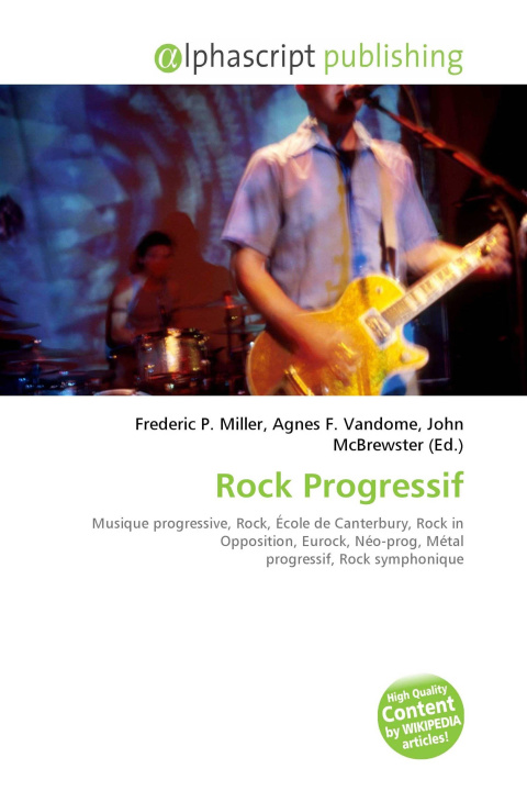 Kniha Rock Progressif Agnes F. Vandome