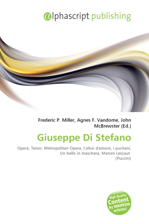 Kniha Giuseppe Di Stefano Agnes F. Vandome