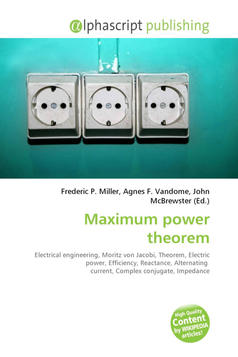 Kniha Maximum power theorem Agnes F. Vandome