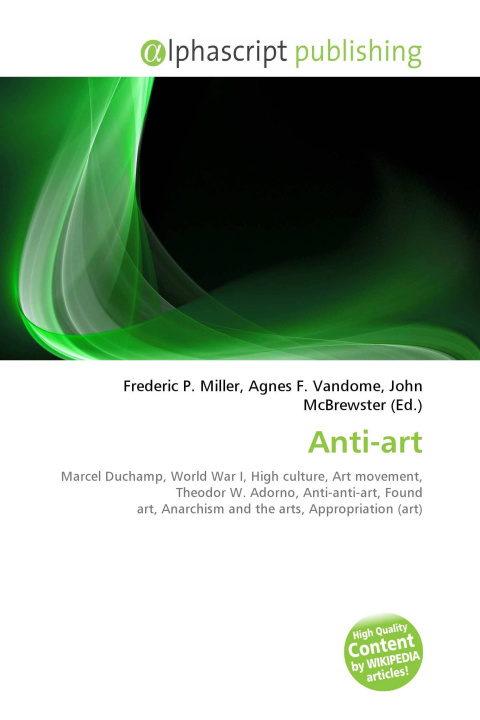 Knjiga Anti-art Agnes F. Vandome