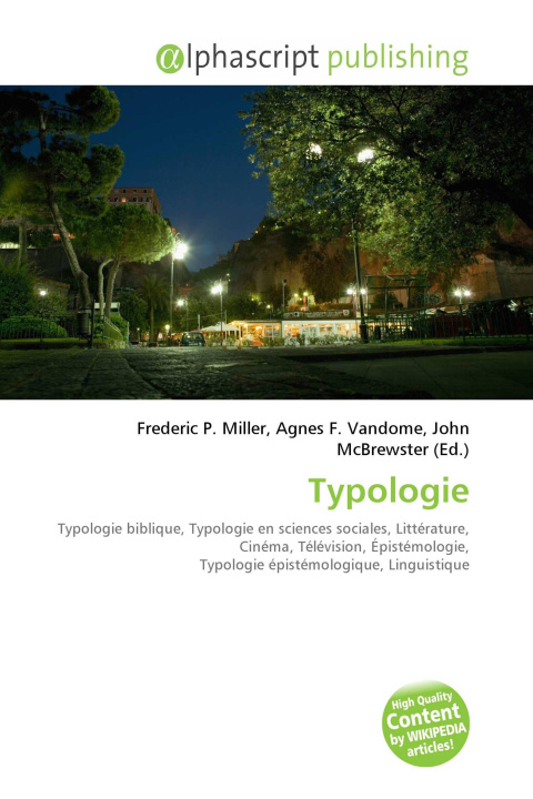 Knjiga Typologie Agnes F. Vandome