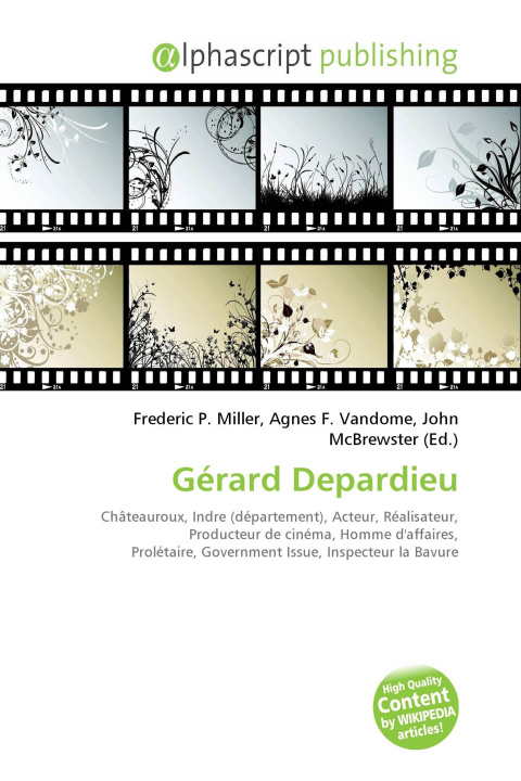 Kniha Gérard Depardieu Agnes F. Vandome
