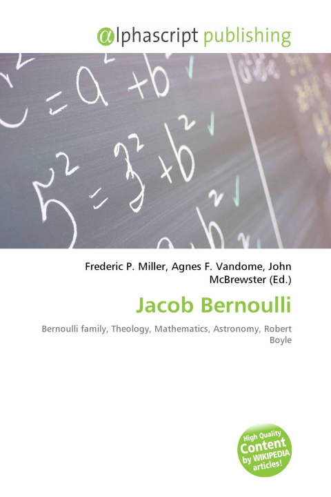 Kniha Jacob Bernoulli Agnes F. Vandome