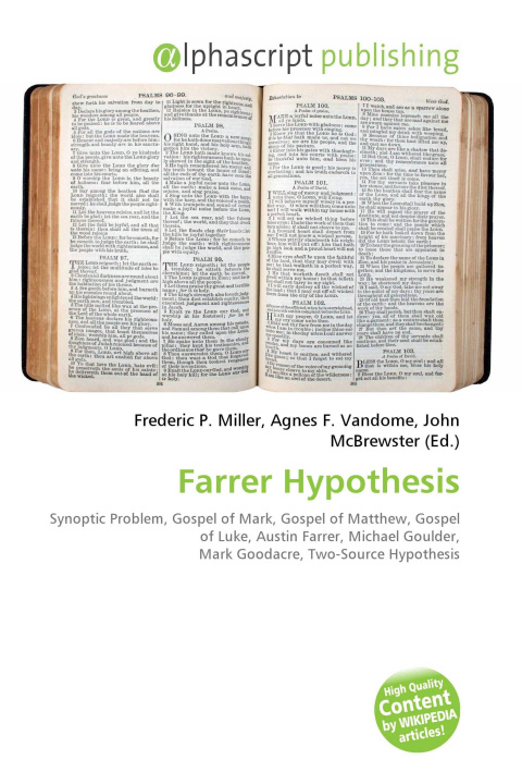 Kniha Farrer Hypothesis Agnes F. Vandome