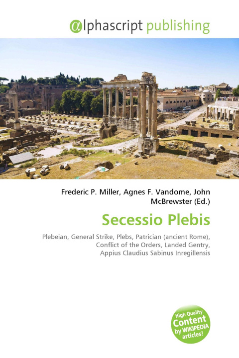 Kniha Secessio Plebis Agnes F. Vandome
